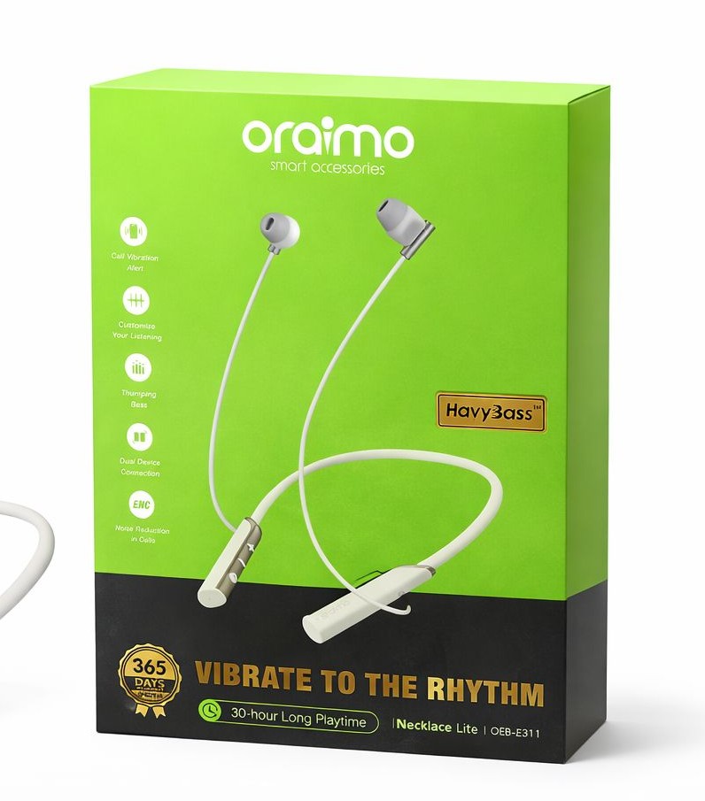 Écouteurs sans fil Oraimo Necklace Lite (OEB-311)